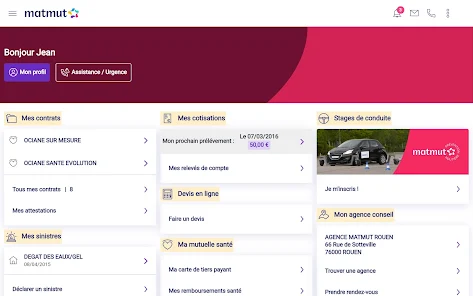 accédez facilement à votre compte ociane matmut et gérez vos contrats d'assurance en toute simplicité. connectez-vous en toute sécurité pour suivre vos remboursements, consulter vos documents et bénéficier d'un service personnalisé.